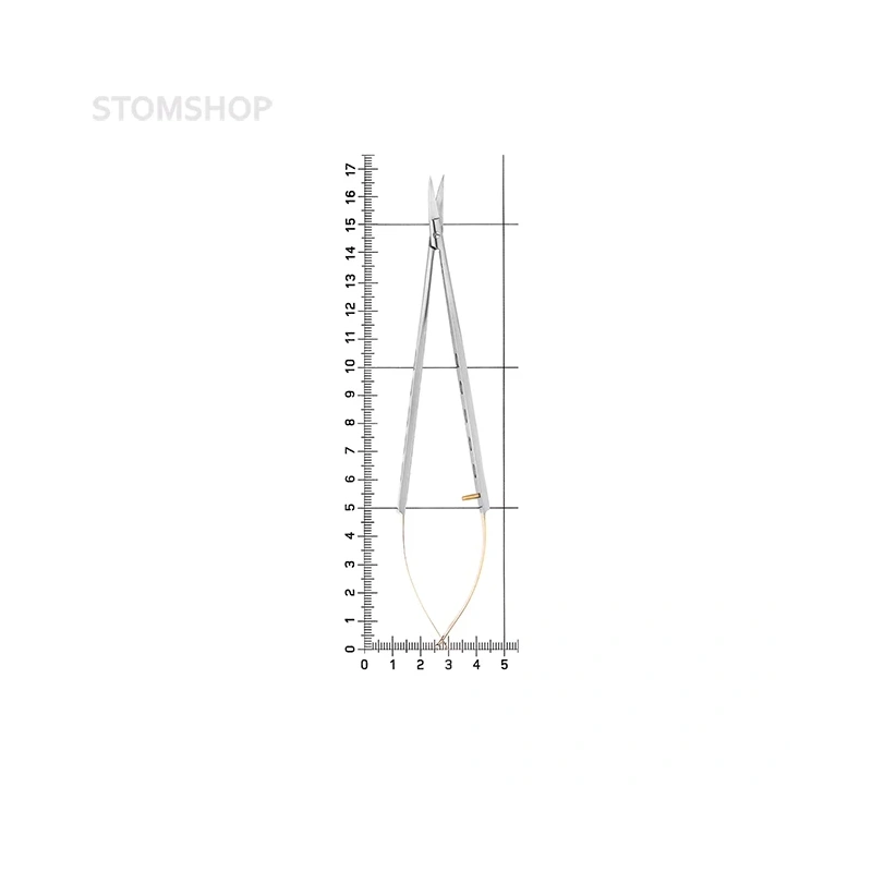 Ножницы-микро изогнутые Micro Schere TC, 170 мм | HLW Dental Instruments (Германия)