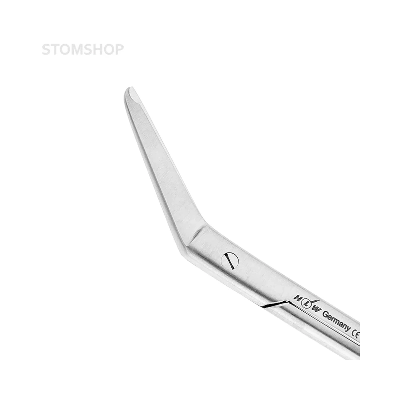 Ножницы хирургические угловые для снятия швов Nahtschere,115 мм | HLW Dental Instruments (Германия)