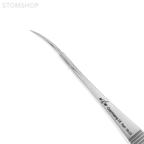 Ножницы микрохирургические изогнутые Castroviejo,140 мм | HLW Dental Instruments (Германия)