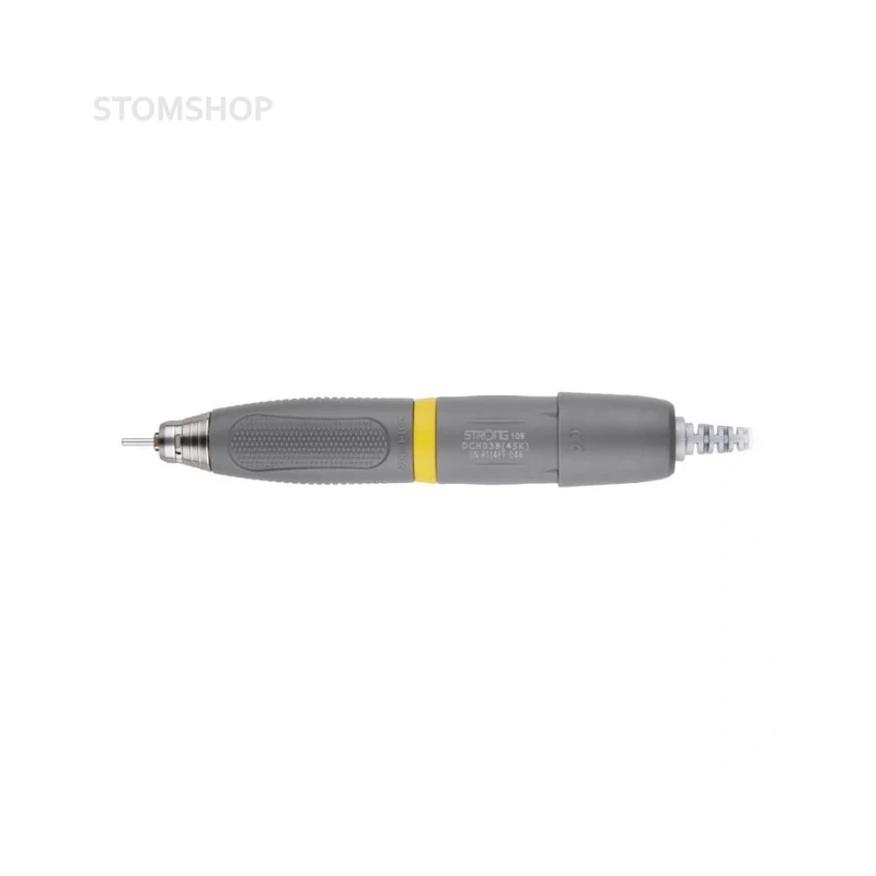 STRONG 209A 106 - щеточный микромотор с наконечником 106, педаль с регулировкой скорости наконечника, 35000 об/мин | Saeshin (Ю. Корея)