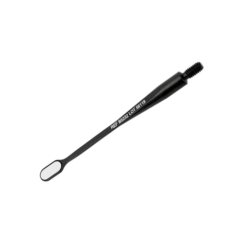 BLACK MICROflex ultra - стоматологическое ультраяркое микрозеркало с гнущейся ручкой, антибликовое DLC-покрытие, овальная форма, 3х6 мм | Hahnenkratt (Германия)