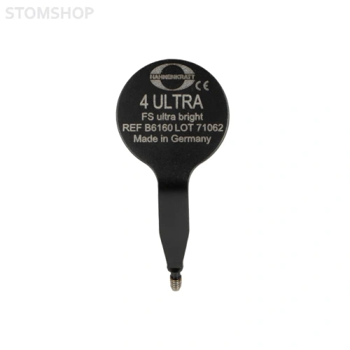 BLACK ULTRA FS - ультраяркое стоматологическое зеркало с черным антибликовым DLC-покрытием, 22 мм | Hahnenkratt (Германия)