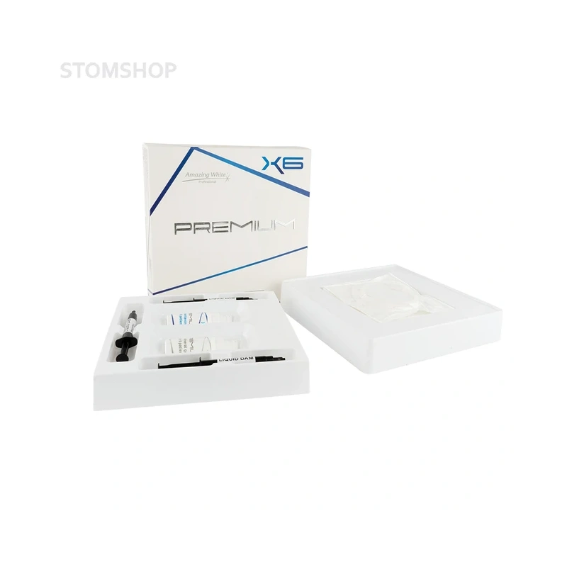 Amazing White Professional PremiumX6 Teeth Whitening Kit - набор для клинического отбеливания зубов на 6 пациентов | Amazing White (США)