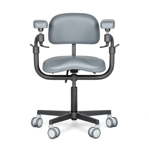 Mercury ELITE COMFORT BLACK - эргономичный стул для работы с микроскопом | Mercury (Россия)
