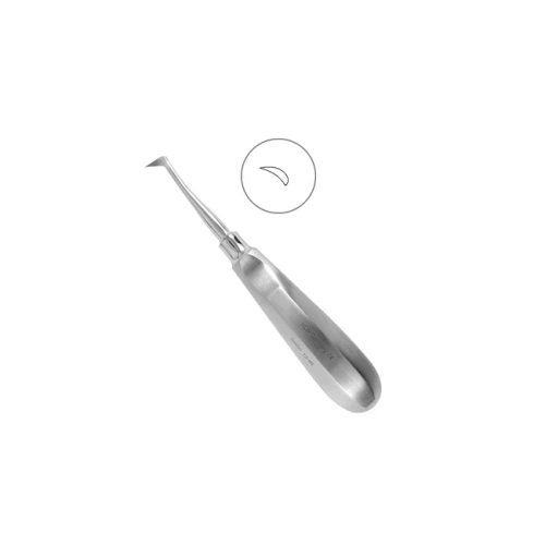 Элеватор Seldin, изогнутый, правый | HLW Dental Instruments (Германия)