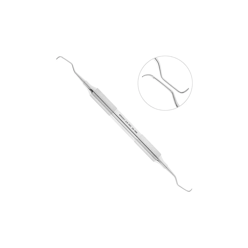 Кюрета пародонтологическая Gracey, форма 5/6, ручка DELUXE, диаметр 10 мм | HLW Dental Instruments (Германия)