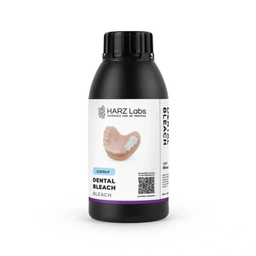 HARZ Labs Dental Bleach - фотополимерная смола, бесцветная, 0.5 кг | HARZ Labs (Россия)