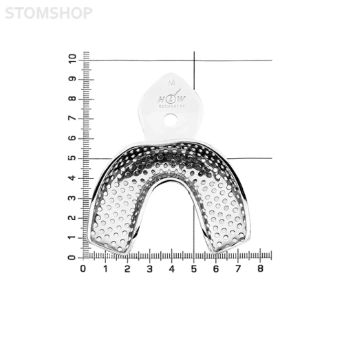 Ложка слепочная нижняя с перфорацией, S | HLW Dental Instruments (Германия)