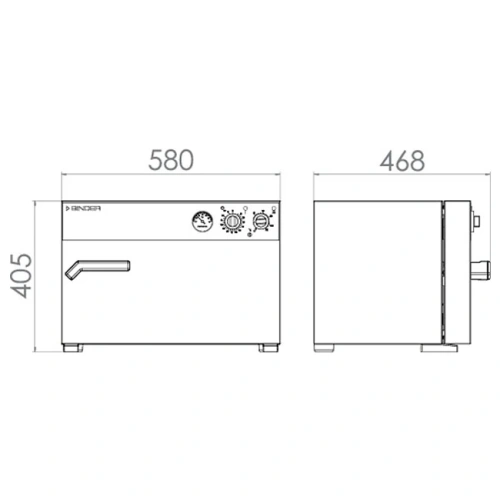 Binder E 28 - стерилизатор горячим воздухом, 28 л | Binder GmbH (Германия)