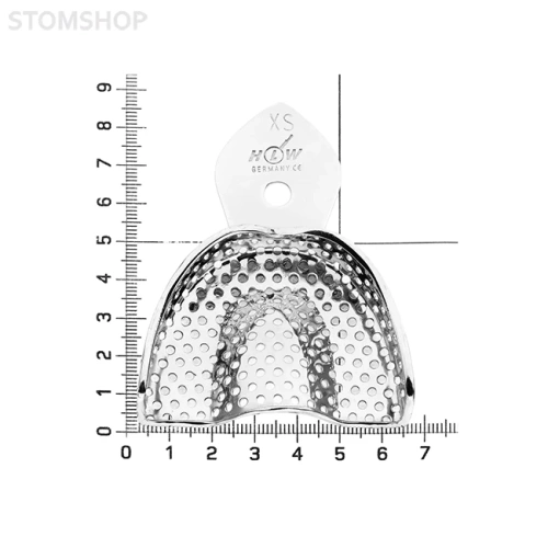 Ложка слепочная верхняя с перфорацией, XS | HLW Dental Instruments (Германия)