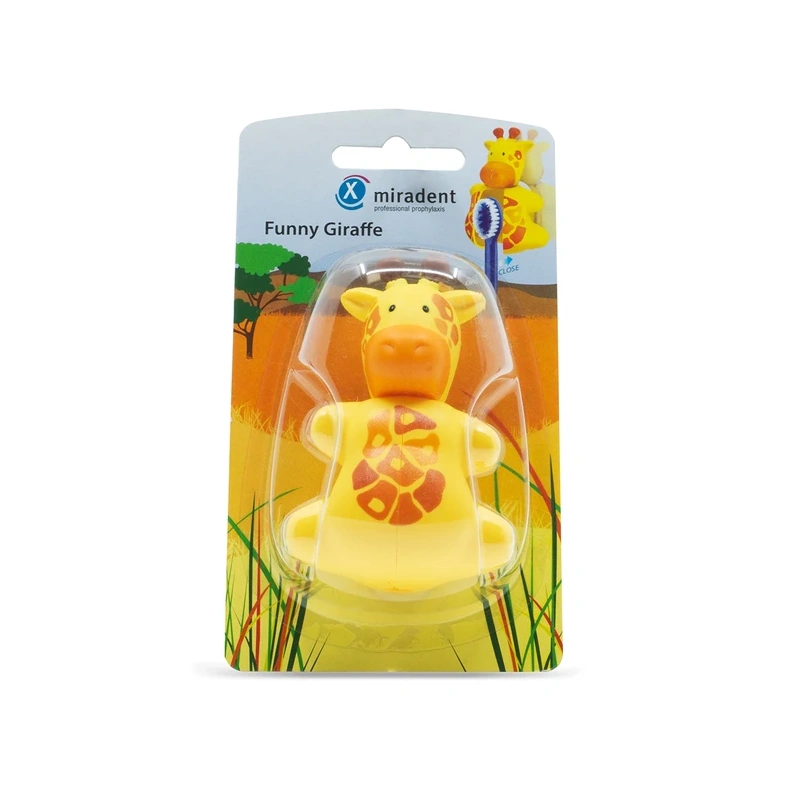 Funny Giraffe (Жираф) - гигиенический футляр для зубных щёток с дверками-защёлками | Hager & Werken (Германия)