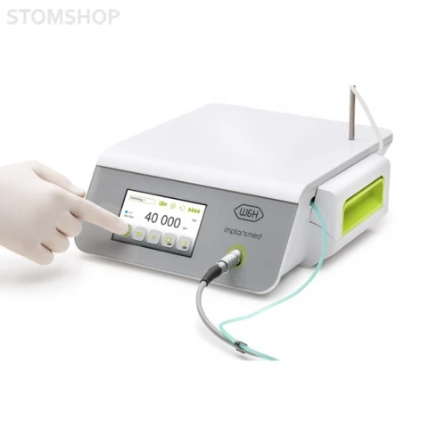 Implantmed SI-1023 - физиодиспенсер с проводной педалью и наконечником WS-75 L, со светом | W&H DentalWerk (Австрия)