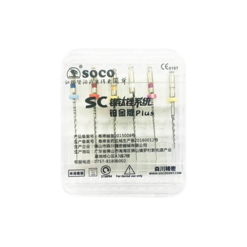 SOCO SC PLUS - машинные файлы с памятью формы, длина 21-25 мм, 6 шт. | SOCO (Китай)