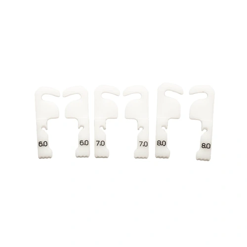 Protrusion Stop Set - набор протрузионных ограничителей, цвет белый, 6 / 7 / 8 мм | Gamma Dental (Австрия)