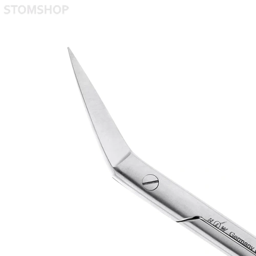 Ножницы хирургические угловые Locklin, 16 см | HLW Dental Instruments (Германия)