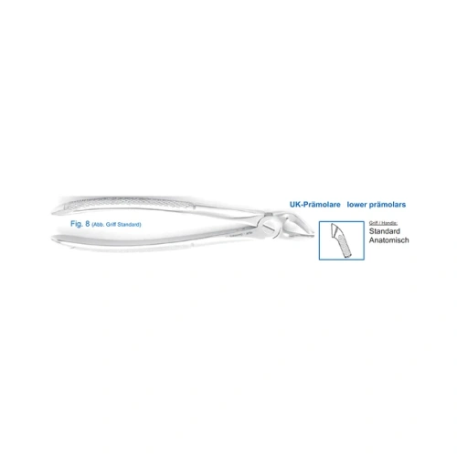 Щипцы для удаления зубов нижние, премоляры (11-8) | HLW Dental Instruments (Германия)