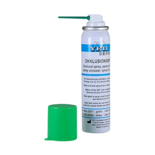 Yeti Dental Spray Green - окклюзионный спрей для индикации контактных точек, цвет зеленый, 75 мл | Yeti (Германия)