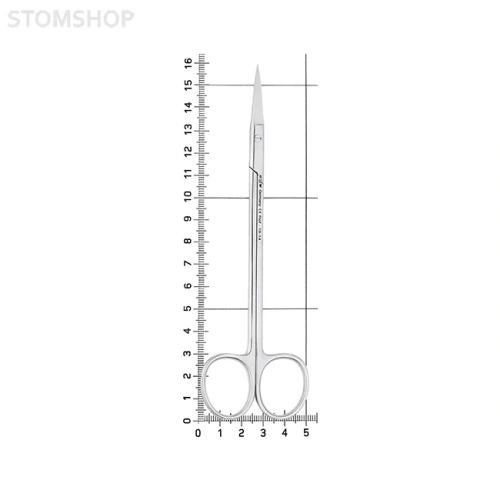 Ножницы хирургические прямые Kelly, 160 мм | HLW Dental Instruments (Германия)
