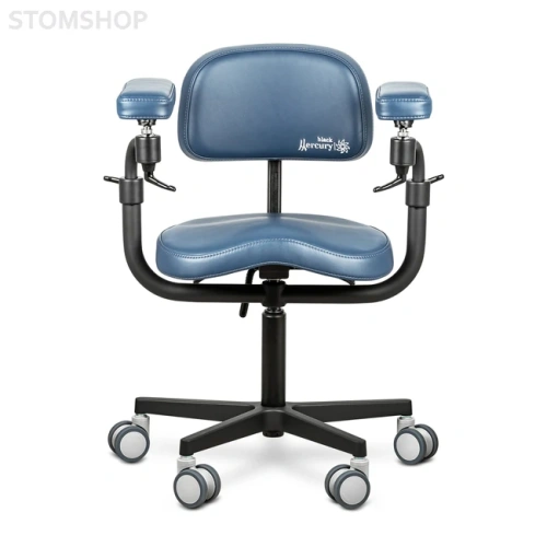 Mercury ELITE COMFORT BLACK - эргономичный стул для работы с микроскопом | Mercury (Россия)