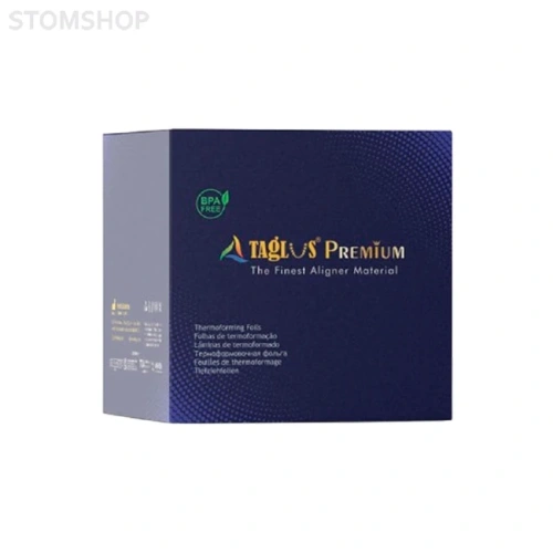 TAGLUS Premium - термоформовочные пластины прозрачные, толщина 0,8 мм, размер 125x125 мм, 25 шт. | Taglus (Индия)