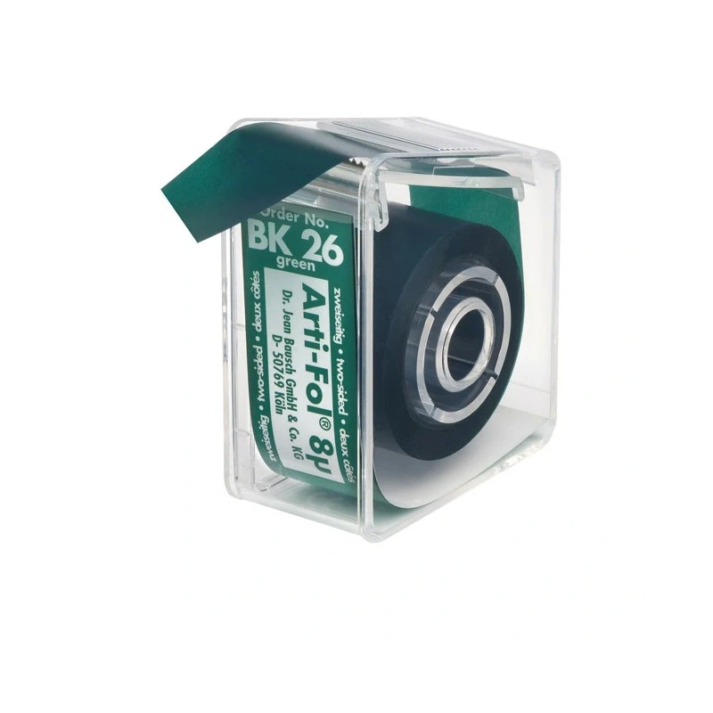 Bausch BK 26 Arti-Fol - фольга окклюзионная двусторонняя зеленая, толщина 8 мкм, рулон 22 мм x 20 м | Bausch (Германия)
