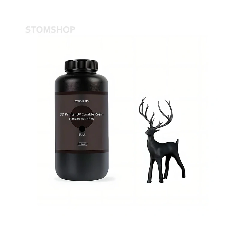 Creality 3D Printer UV Curable Resin Black - фотополимерная смола для 3D-печати, цвет черный, 1 кг | Creality (Китай)