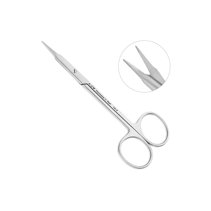 Ножницы хирургические прямые Stevens, 115 мм | HLW Dental Instruments (Германия)