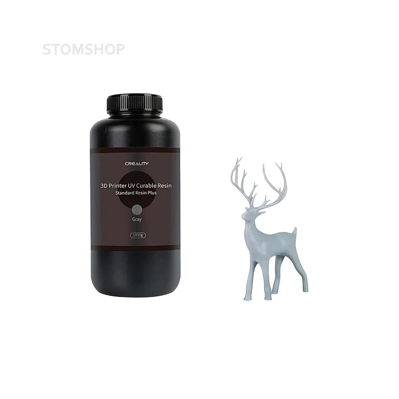 Creality 3D Printer UV Curable Resin Gray - фотополимерная смола для 3D-печати, цвет серый, 1 кг | Creality (Китай)