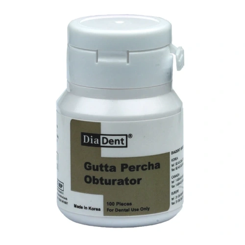 Gutta Percha Obturator - гуттаперчевые стержни для горячей обтурации, 100 шт. | DiaDent (Ю. Корея)