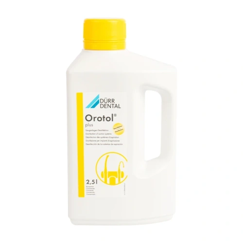 Orotol Plus - концентрат для дезинфекции и ухода за отсасывающими системами, 2,5 л | D?rr Dental (Германия)