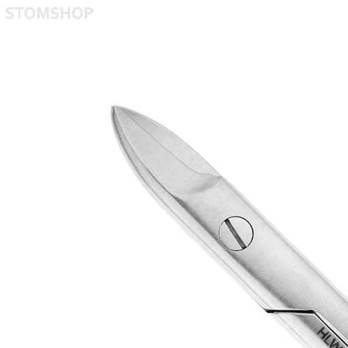 Ножницы коронковые изогнутые, 100 мм, зубчатые | HLW Dental Instruments (Германия)