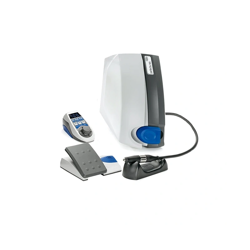 W&H Perfecta 900 LA-923 TT - настольный бесщеточный микромотор с педалью L-NV и наконечником LA-9, 100000 об/мин, с внутренней подачей охлаждения | W&H DentalWerk (Австрия)