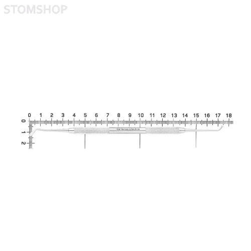 Гладилка комбинированная с шаровидным штопфером, 1,5 мм | HLW Dental Instruments (Германия)
