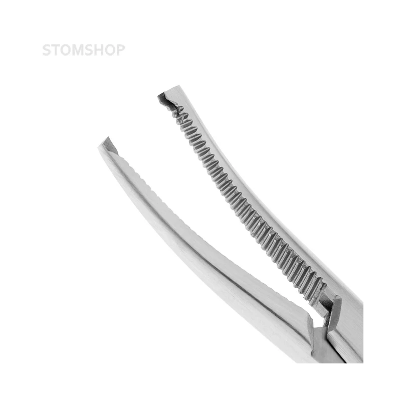 Зажим хирургический Kocherklemme изогнутый с зубчиками, 12,5 см | HLW Dental Instruments (Германия)