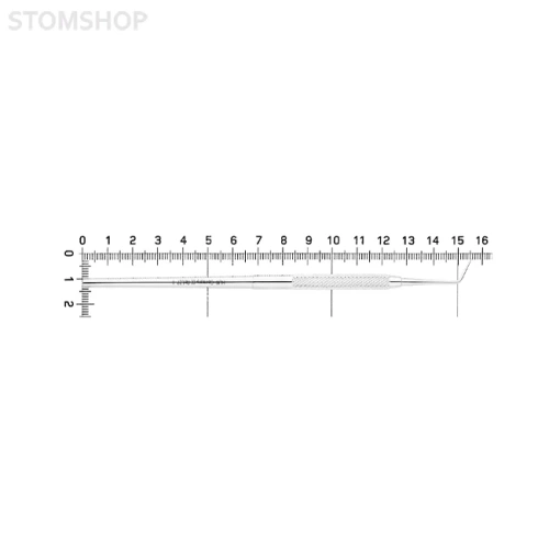 Зонд односторонний жесткий, форма 6 | HLW Dental Instruments (Германия)