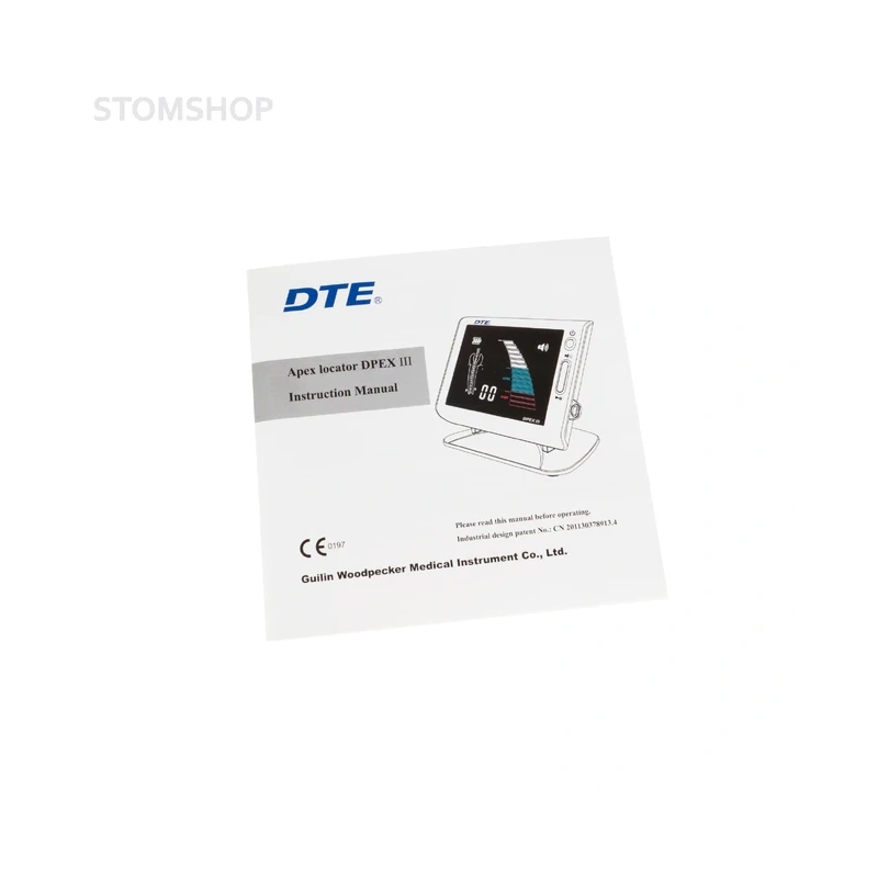 DTE DPEX III golden standard - цифровой апекслокатор повышенной точности, с цветным дисплеем, цвет белый с голубым | DTE (Китай)