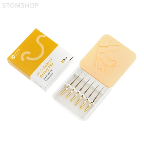 RCS Gold LT Rotary - машинные файлы, размер S2, длина 25 мм, 6 шт. | Ramo Medical (Китай)