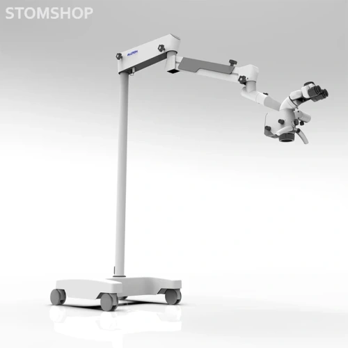 ALLTION AM-5000VF - стоматологический операционный микроскоп с 6-ступенчатым увеличением, с встроенной камерой, вариоскопом и флуоресцентным режимом | Alltion (Китай)
