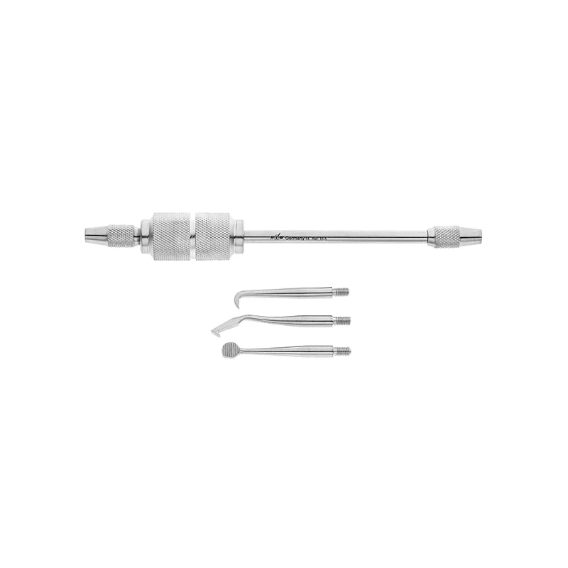 Коронкосниматель ручной nach Morell, двусторонний, в комплекте 3 насадки | HLW Dental Instruments (Германия)