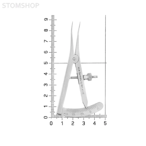 Кронциркуль, 0-25 мм, 9 см | HLW Dental Instruments (Германия)