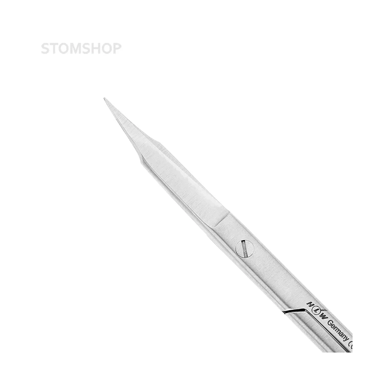 Ножницы хирургические изогнутые Goldmann-Fox TC,125 мм | HLW Dental Instruments (Германия)