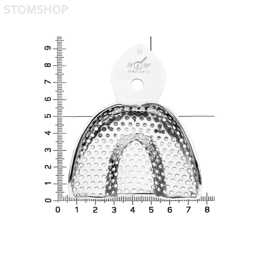 Ложка слепочная верхняя с перфорацией, M | HLW Dental Instruments (Германия)