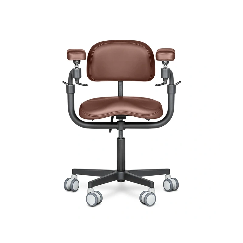 Mercury ELITE COMFORT BLACK - эргономичный стул для работы с микроскопом | Mercury (Россия)