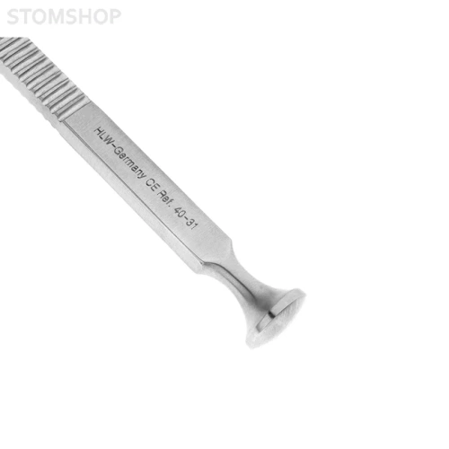 Долото хирургическое изогнутое, рабочая часть 4мм, 17,5 мм | HLW Dental Instruments (Германия)