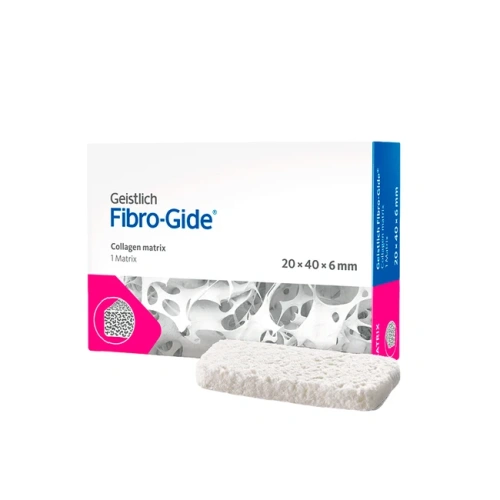 FIBRO-GIDE - коллагеновый матрикс для увеличения объёма мягких тканей, 22х40x6 мм | Geistlich Pharma (Швейцария)