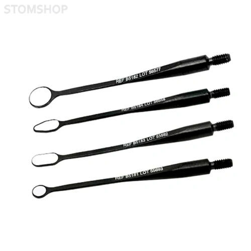 BLACK MICROflex ultra - стоматологическое ультраяркое микрозеркало с гнущейся ручкой, антибликовое DLC-покрытие, диаметр 5 мм | Hahnenkratt (Германия)