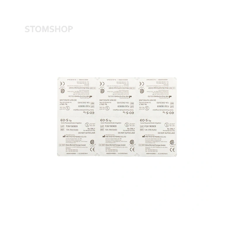 EQ-S Tip 35/.02 - насадки для эндоирригатора EQ-S, 30 шт. | Meta Biomed (Ю. Корея)