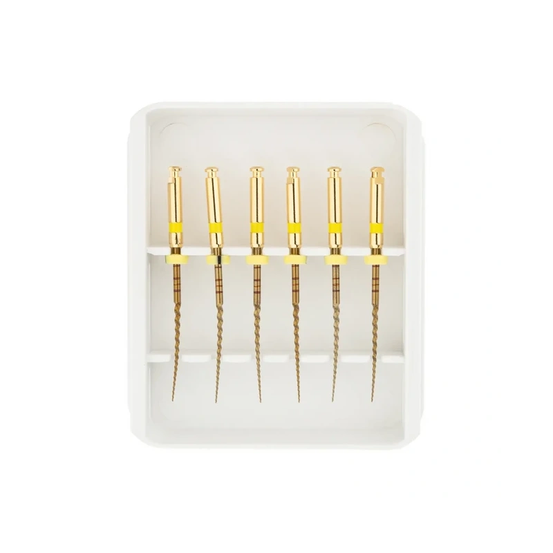 RCS Gold LT Rotary - машинные файлы, размер F1, длина 25 мм, 6 шт. | Ramo Medical (Китай)