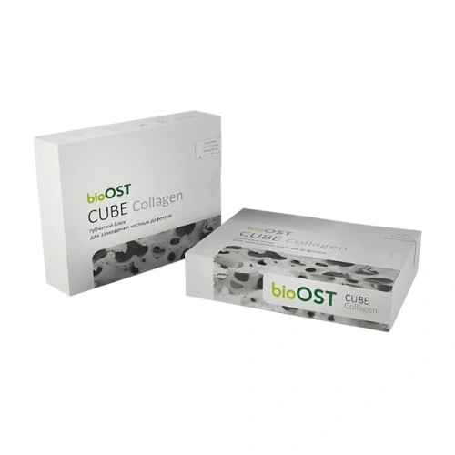 bioOST CUBE Collagen - блок губчатый | Cardioplant (Россия)