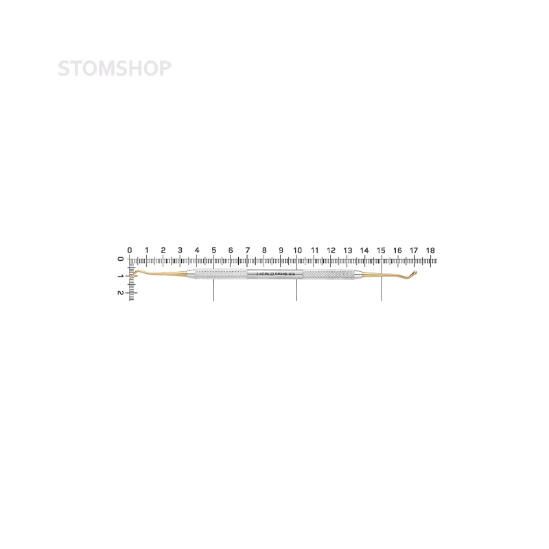 Моделировщик фиссур, 2,5-2,0 мм, нитрид титановое покрытие | HLW Dental Instruments (Германия)